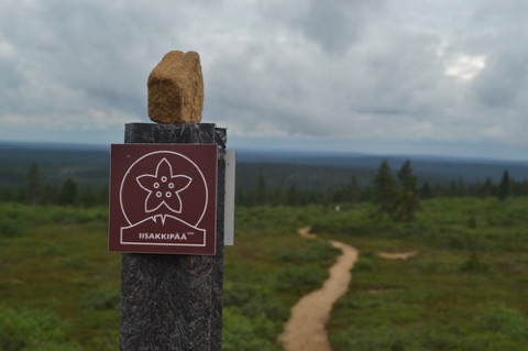 Finland National park marked trail